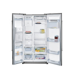 Neff KA3902I20G American Style Fridge Freezer, A+ Energy Rating, 90cm Wide, Stainless Steel